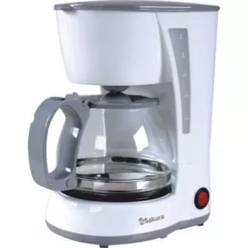 Кофеварка Sakura SA-6107W белый