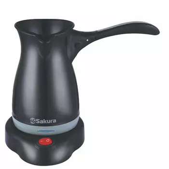 Кофеварка Sakura SA-6111BKG черный/серый