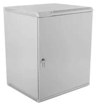 Коммутационный шкаф ЦМО ШРН-Э-18.650.1 настенный, стальная передняя дверь, 18U, 600x930x650мм