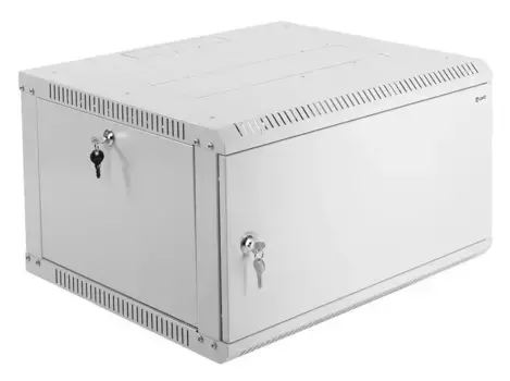 Коммутационный шкаф ЦМО ШРН-Э-6.650.1 настенный, металлическая передняя дверь, 6U, 600x342x650мм