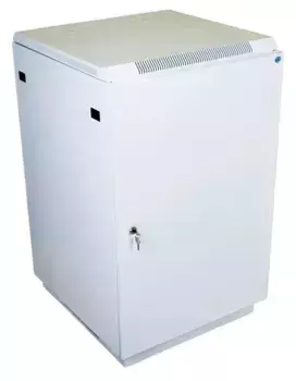 Коммутационный шкаф ЦМО ШТК-М-27.6.6-3ААА напольный, металлическая передняя дверь, 27U, 600x1360x600мм