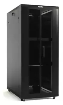 Коммутационный шкаф Hyperline TTB-4288-DD-RAL9004 напольный, перфорированная стальная передняя дверь, 42U, 800x2055x800мм