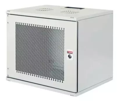 Коммутационный шкаф Lande LN-SH07U5440-LG-F0-3 настенный, металлическая передняя дверь, 7U, 540x370x400мм