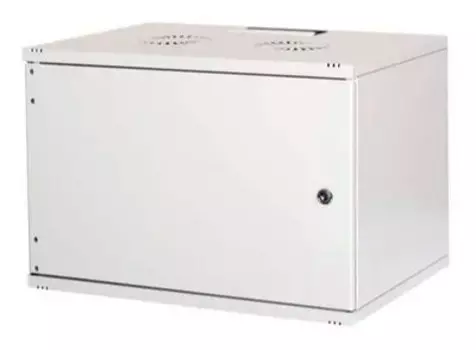 Коммутационный шкаф Lande LN-SH09U5460-LG-F0-2 настенный, металлическая передняя дверь, 9U, 540x460x600мм