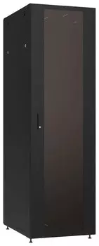 Коммутационный шкаф NT 435084 напольный, стеклянная передняя дверь, 24U, 600x800мм
