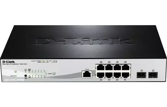 Коммутатор D-Link DGS-1210-10P/ME/A1A