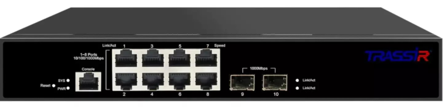 Коммутатор Trassir TR-NS24102S-120-8PoE