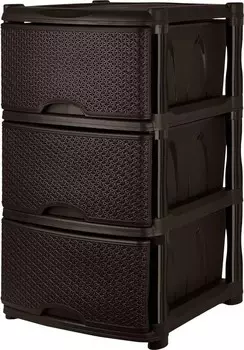 Комод Keeplex Rattan темный каштан (KL377212011)