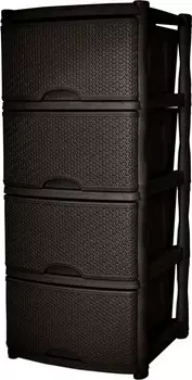 Комод Keeplex Rattan темный каштан (KL377312011)