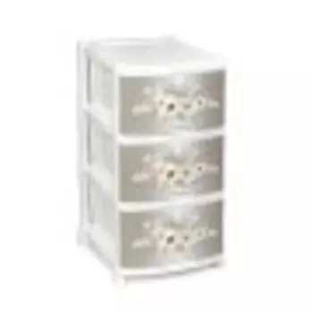 Комод Violet Акварель 3-х секц. (351129)