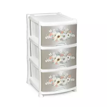 Комод Violet Акварель 3-х секц. (351129)