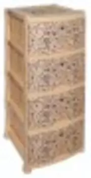 Комод Violet Элегант 4-х секц. светлый (035270)