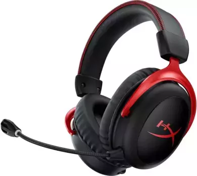 Компьютерная гарнитура HyperX Cloud II черный/красный (HHSC2X-BA-RD/G/4P5K4AA)