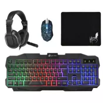 Компьютерная гарнитура Oklick HADES HS-HKM200G черный