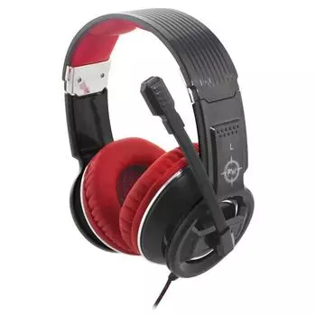Компьютерная гарнитура Oklick HS-L350G RED WAR черный
