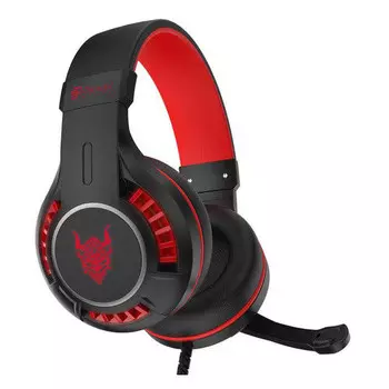 Компьютерная гарнитура Oklick HS-L610G черный/красный