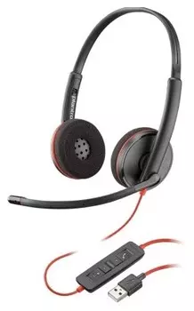 Компьютерная гарнитура Plantronics Blackwire C3220 черный (209745-201)