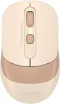 Компьютерная мышь A4Tech Fstyler FG10CS Air бежевый/коричневый