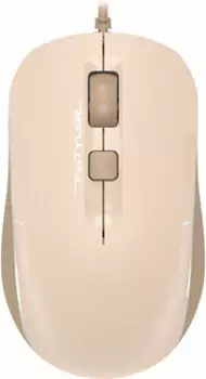 Компьютерная мышь A4Tech Fstyler FM26 бежевый/коричневый