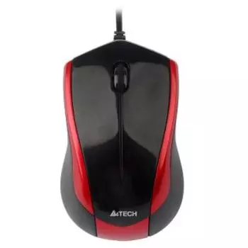 Компьютерная мышь A4Tech N-400-2 черный/красный