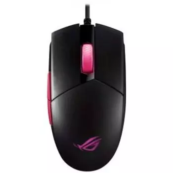 Компьютерная мышь ASUS Strix Impact II Electro Punk черный/розовый (90mp01u0-bmua00)