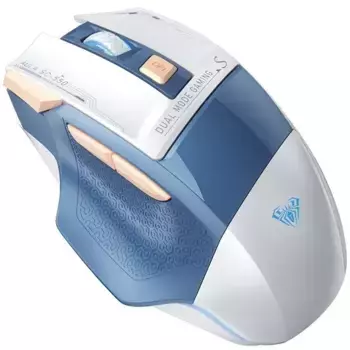 Компьютерная мышь Aula SC550 white/blue