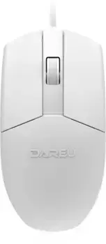 Компьютерная мышь Dareu LM103 White ver2 1,8м