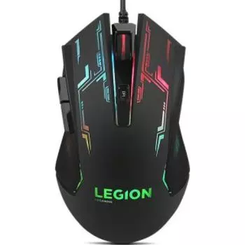 Компьютерная мышь Lenovo Legion M200 RGB черный (GX30P93886)