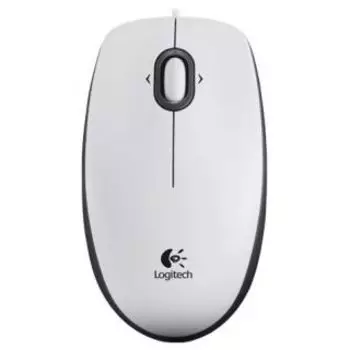 Компьютерная мышь Logitech M100 White (910-005004)