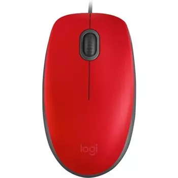 Компьютерная мышь Logitech M110 SILENT RED (910-005501)