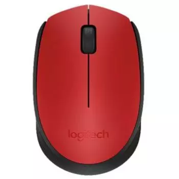 Компьютерная мышь Logitech M171 Red/Black (910-004641)