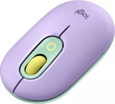 Компьютерная мышь Logitech POP Mouse with emoji фиолетовый/зеленый (910-006547)