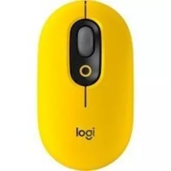 Компьютерная мышь Logitech POP Mouse with emoji желтый/черный (910-006546)