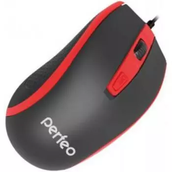 Компьютерная мышь Perfeo PF-383-OP-B/RD черный/красный (PF-4928)