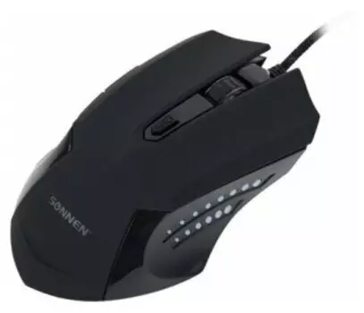 Компьютерная мышь SONNEN I3 черная (513523)