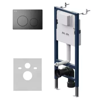 Комплект инсталляции Am.Pm PrimeFit I012709.0138 для подвесного унитаза с клавишей L матовый черный