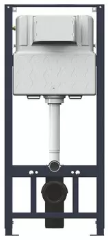 Комплект инсталляции Am.Pm Pro I012704.8031 для подвесного унитаза, с клавишей, матовый никель