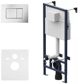 Комплект инсталляции Am.Pm ProC I012707.0231 с клавишей хром матовый