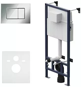 Комплект инсталляции Am.Pm ProC I012707.0251 с клавишей хром глянцевый