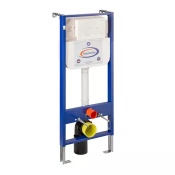 Комплект инсталляции Aquanika BASIC 10.702.450.02.05W с клавишей смыва