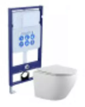 Комплект инсталляции Aquatek SET ЕВРОПА cm (рама INS-0000012 без клав. и крепежа+унитаз ЕВРОПА AQ1900-00)