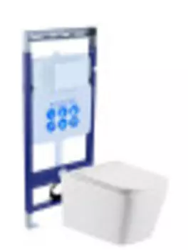 Комплект инсталляции Aquatek SET ЛИБРА N (рама INS-0000012 без клав. и крепежа+унитаз ЛИБРА New AQ0530N-00)