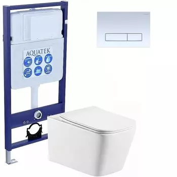 Комплект инсталляции Aquatek SET ЛИБРА N KDI21 (INS-0000012 + KDI-0000021 + KKI-0000002 + AQ0530N-00 с тонким сиденьем)