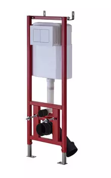 Комплект инсталляции D&K 400х165х1160 с белой клавишей (DI8640116)