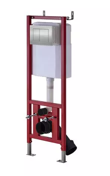 Комплект инсталляции D&K 400х165х1160 с клавишей хром (DI8140116)