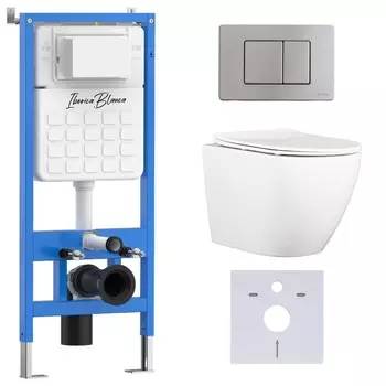 Комплект инсталляции Iberica Blanca IB001.BLA.234.1132 (инсталляция + унитаз BILBAO ALTO (IB.BLA.234.1B1) + кл. смыва) (2 коробки)