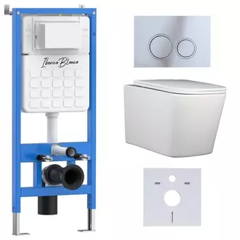 Комплект инсталляции Iberica Blanca IB001.TLA.231.823 (инсталляция + унитаз TOLEDO ALTO (IB.TLA.231.1B1) + кл. смыва хром) (2 коробки)