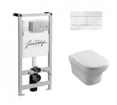 Комплект инсталляции Jacob Delafon E21744RU-00 клавиша хром