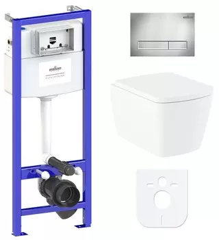 Комплект инсталляции Lavinia Boho Relfix Aveo Rimless 77040122 (состоит из 3306101R, 33290600, 38010010, 3805001C)