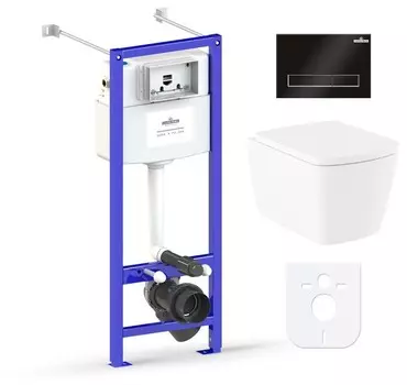 Комплект инсталляции Lavinia Boho Relfix Aveo Rimless 77050208 (состоит из 3306101R, 33290600, 38010020, 380501MB)